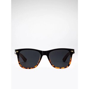 Солнцезащитные очки COOB & Nautilus, вайфареры, ударопрочные, поляризационные, с защитой от УФ, коричневый