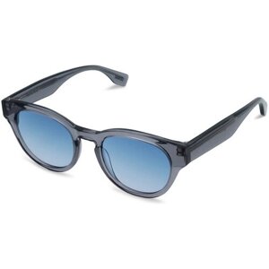 Солнцезащитные очки EIGENGRAU, круглые, оправа: пластик, градиентные, серый