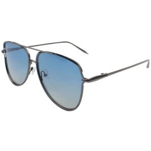 Солнцезащитные очки ELEGANZZA, авиаторы, оправа: металл, поляризационные, с защитой от УФ, для женщин, серый