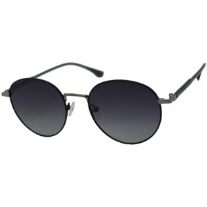 Солнцезащитные очки Elfspirit, круглые, оправа: металл, с защитой от УФ, поляризационные, для женщин, черный