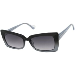 Солнцезащитные очки Enni Marco, бабочка, с защитой от УФ, для женщин, серый