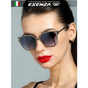 Солнцезащитные очки Exenza, бежевый, серый