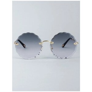 Солнцезащитные очки Graceline, панто, оправа: металл, для женщин, коричневый