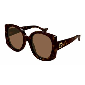 Солнцезащитные очки GUCCI GG1257S 002, прямоугольные, для женщин, черный