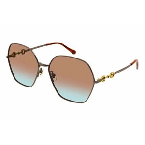 Солнцезащитные очки GUCCI, коричневый
