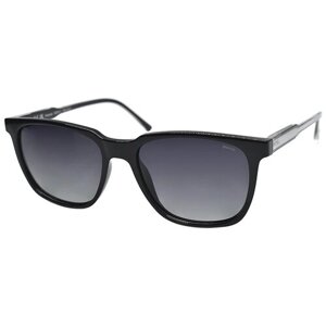 Солнцезащитные очки Invu, вайфареры, оправа: пластик, поляризационные, с защитой от УФ, для мужчин, черный
