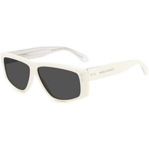 Солнцезащитные очки Isabel Marant, прямоугольные, оправа: пластик, для женщин, белый