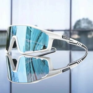 Солнцезащитные очки Kapvoe, белый, голубой