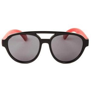Солнцезащитные очки Keluona, авиаторы, оправа: пластик, поляризационные, красный