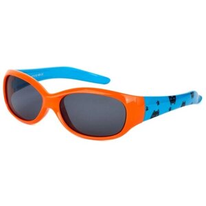 Солнцезащитные очки Keluona, кошачий глаз, оправа: пластик, гибкая оправа/дужки, поляризационные, оранжевый