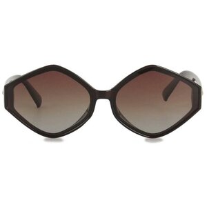 Солнцезащитные очки LeKiKO, для женщин, коричневый