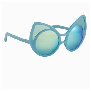 Солнцезащитные очки Linda Farrow KR1C11SUN, бирюзовый