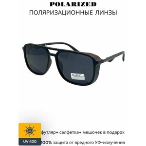 Солнцезащитные очки MARX, черный матовый/черный