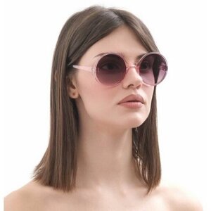 Солнцезащитные очки Мастер К., круглые, градиентные, с защитой от УФ, для женщин