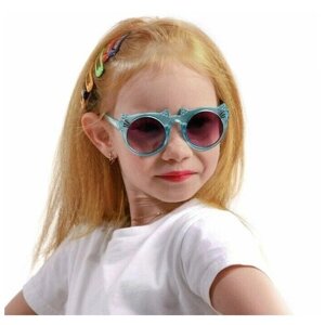 Солнцезащитные очки Мастер К., оправа: пластик, для девочек, разноцветный