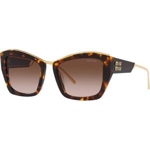 Солнцезащитные очки Miu Miu, коричневый