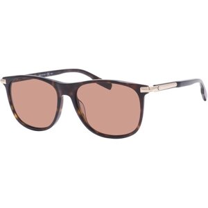 Солнцезащитные очки Montblanc, прямоугольные, коричневый