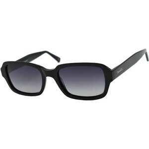 Солнцезащитные очки NEOLOOK, прямоугольные, градиентные, поляризационные, для женщин, черный