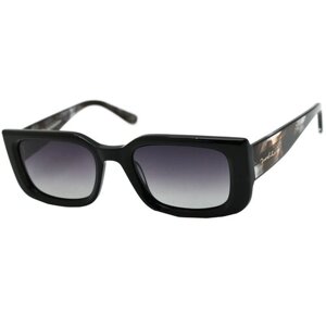 Солнцезащитные очки NEOLOOK, прямоугольные, с защитой от УФ, градиентные, поляризационные, для женщин, черный
