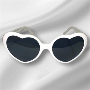 Солнцезащитные очки Очки детские.(сердце)-белый, белый