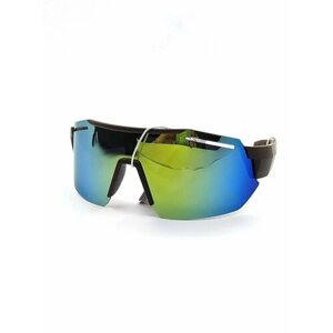 Солнцезащитные очки Paul Rolf Спортивные солнцезащитные очки Paul Rolf с поляризацией YJ-12238, черный, синий