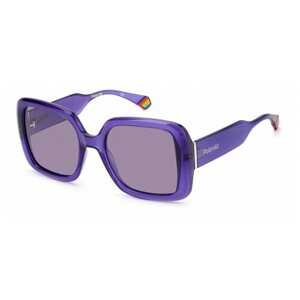 Солнцезащитные очки Polaroid, квадратные, поляризационные, для женщин