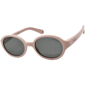 Солнцезащитные очки Polaroid, овальные, оправа: пластик, поляризационные, со 100% защитой от УФ-лучей, розовый