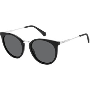 Солнцезащитные очки Polaroid PLD 4146/S/X, черный, золотой