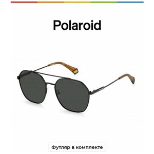 Солнцезащитные очки Polaroid, серый