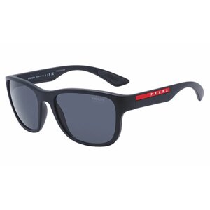 Солнцезащитные очки Prada, бесцветный, черный