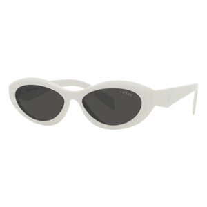 Солнцезащитные очки Prada, кошачий глаз, с защитой от УФ, для женщин, серый
