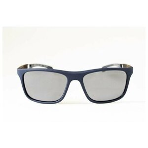 Солнцезащитные очки , прямоугольные, поляризационные, для мужчин, серый