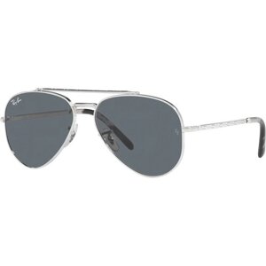 Солнцезащитные очки Ray-Ban, авиаторы, оправа: металл, серебряный