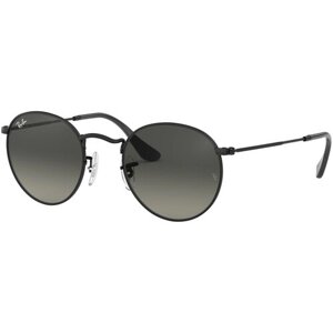 Солнцезащитные очки Ray-Ban, панто, оправа: металл, градиентные, с защитой от УФ, черный