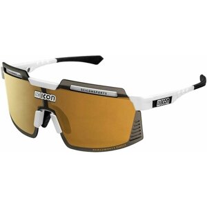 Солнцезащитные очки Scicon 112355, коричневый, белый