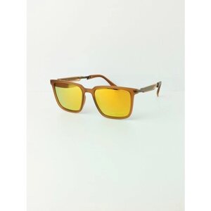Солнцезащитные очки Шапочки-Носочки, коричневый, золотой