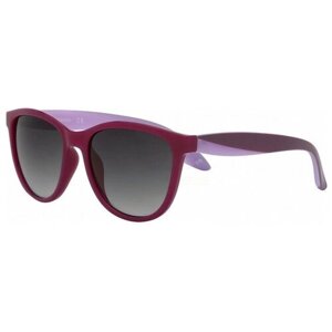 Солнцезащитные очки SKECHERS, кошачий глаз, оправа: пластик, с защитой от УФ, для женщин, бордовый