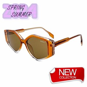 Солнцезащитные очки Smakhtin'S eyewear & accessories 9815C2, коричневый