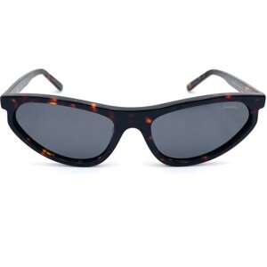 Солнцезащитные очки Smakhtin'S eyewear & accessories, кошачий глаз, поляризационные, с защитой от УФ, коричневый
