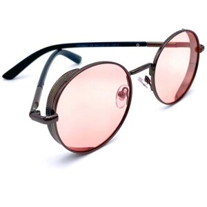 Солнцезащитные очки Smakhtin'S eyewear & accessories, круглые, оправа: пластик, поляризационные, с защитой от УФ, фотохромные, черный