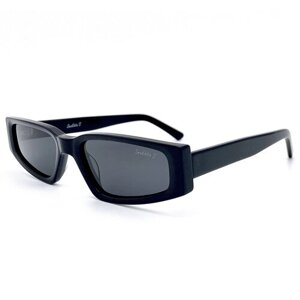 Солнцезащитные очки Smakhtin'S eyewear & accessories, узкие, спортивные, поляризационные, с защитой от УФ, черный