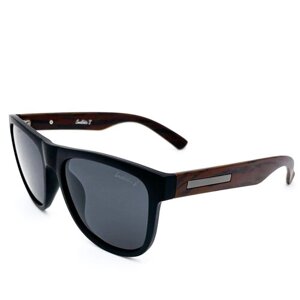Солнцезащитные очки Smakhtin'S eyewear & accessories, вайфареры, оправа: пластик, поляризационные, с защитой от УФ, коричневый