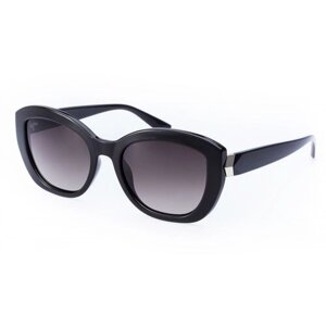 Солнцезащитные очки StyleMark, бабочка, оправа: металл, устойчивые к появлению царапин, поляризационные, с защитой от УФ, градиентные, для женщин, коричневый