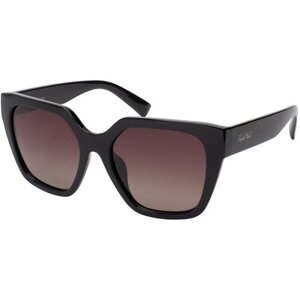 Солнцезащитные очки StyleMark, бабочка, поляризационные, с защитой от УФ, градиентные, для женщин, коричневый