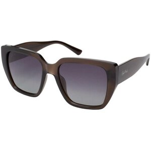 Солнцезащитные очки StyleMark, квадратные, поляризационные, с защитой от УФ, градиентные, для женщин, коричневый