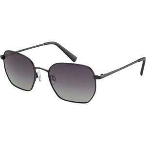 Солнцезащитные очки StyleMark, прямоугольные, поляризационные, с защитой от УФ, градиентные, устойчивые к появлению царапин, черный