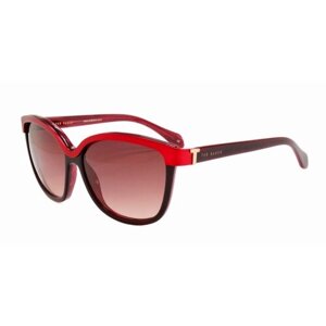 Солнцезащитные очки Ted Baker London, бордовый, красный
