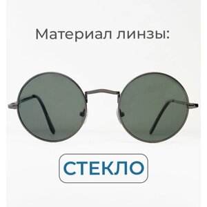 Солнцезащитные очки тишейды со стеклянными линзами BG24-01M03MEG, серый