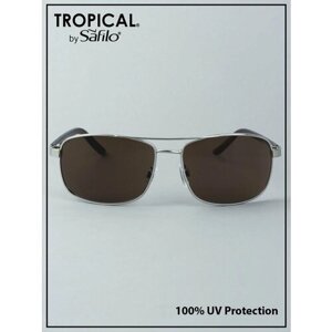 Солнцезащитные очки TROPICAL by Safilo, серебряный