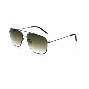 Солнцезащитные очки Uspa, авиаторы, оправа: металл, градиентные, серебряный
